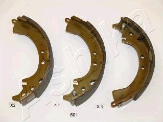 Ashika 55-06-601 - Drum Brake Shoe Set car-mod.net