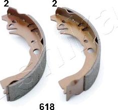 Ashika 55-06-618 - Drum Brake Shoe Set car-mod.net
