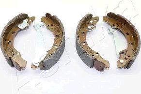 Ashika 55-00-0910 - Drum Brake Shoe Set car-mod.net
