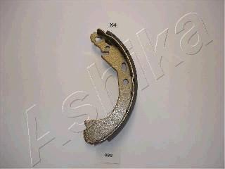 Ashika 55-00-098 - Drum Brake Shoe Set car-mod.net