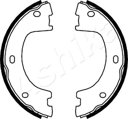 Ashika 55-00-0505 - Brake Shoe Set, parking brake car-mod.net