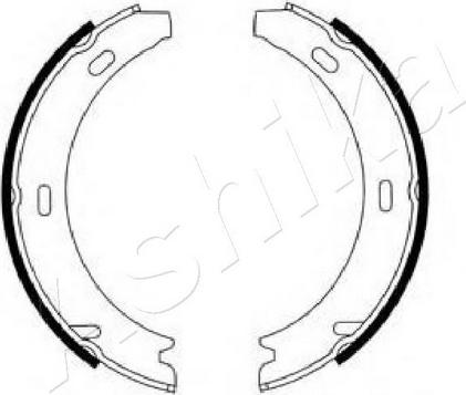 Ashika 55-00-0501 - Brake Shoe Set, parking brake car-mod.net