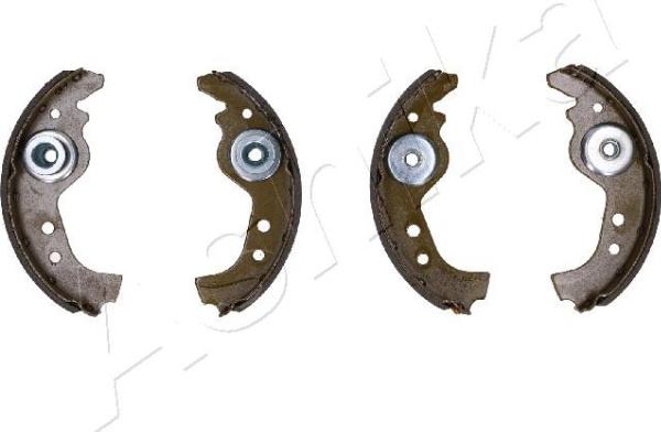 Ashika 55-00-0252 - Drum Brake Shoe Set car-mod.net