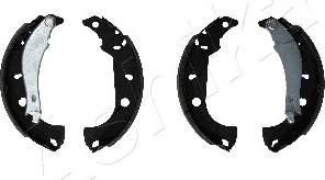 Ashika 55-00-0220 - Drum Brake Shoe Set car-mod.net