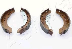 Ashika 55-00-0716 - Drum Brake Shoe Set car-mod.net
