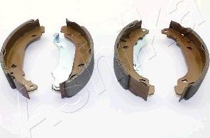 Ashika 55-00-0713 - Drum Brake Shoe Set car-mod.net
