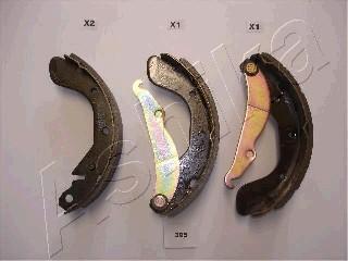 Ashika 55-03-395 - Drum Brake Shoe Set car-mod.net