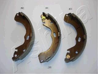 Ashika 55-03-309 - Drum Brake Shoe Set car-mod.net