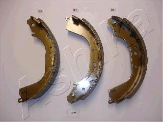 Ashika 55-02-205 - Drum Brake Shoe Set car-mod.net