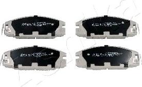 Ashika 50-09-904 - Brake Pad Set, disc brake car-mod.net