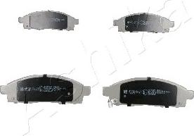 Ashika 50-05-504 - Brake Pad Set, disc brake car-mod.net