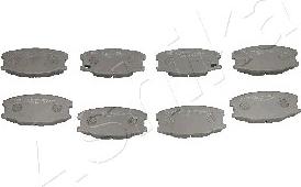 Ashika 50-05-514 - Brake Pad Set, disc brake car-mod.net