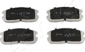 Ashika 50-05-524 - Brake Pad Set, disc brake car-mod.net