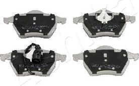 Ashika 50-00-0906 - Brake Pad Set, disc brake car-mod.net