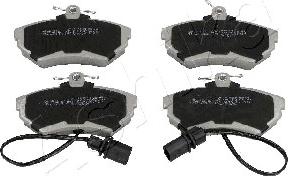 Ashika 50-00-0910 - Brake Pad Set, disc brake car-mod.net