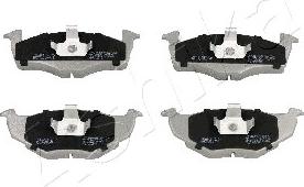 Ashika 50-00-0934 - Brake Pad Set, disc brake car-mod.net