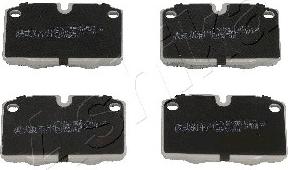 Ashika 50-00-0406 - Brake Pad Set, disc brake car-mod.net