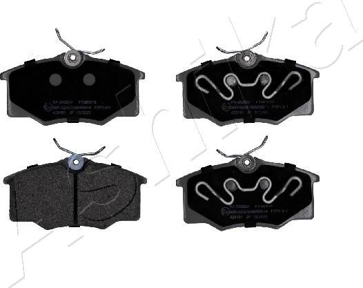 Ashika 50-00-0420 - Brake Pad Set, disc brake car-mod.net