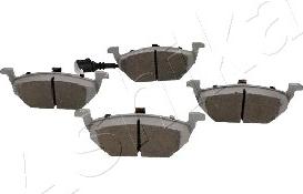 Ashika 50-00-0043 - Brake Pad Set, disc brake car-mod.net