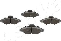 Ashika 50-00-0066 - Brake Pad Set, disc brake car-mod.net