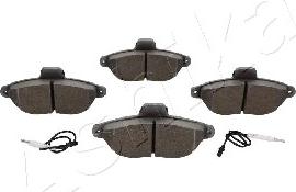 Ashika 50-00-0063 - Brake Pad Set, disc brake car-mod.net