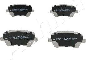 Ashika 50-00-013 - Brake Pad Set, disc brake car-mod.net
