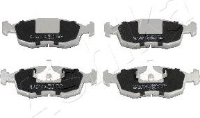 Ashika 50-00-0303 - Brake Pad Set, disc brake car-mod.net