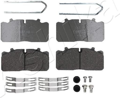 Ashika 50-00-0257 - Brake Pad Set, disc brake car-mod.net