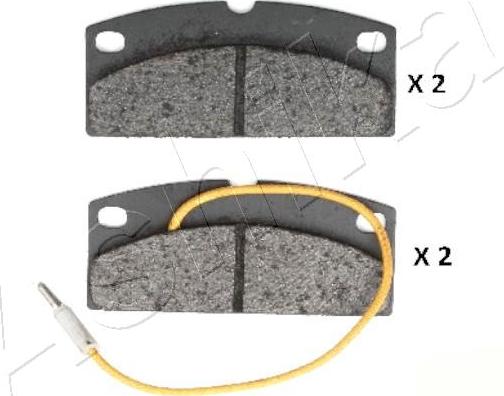 Ashika 50-00-MC05 - Brake Pad Set, disc brake car-mod.net