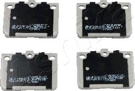 Ashika 50-03-310 - Brake Pad Set, disc brake car-mod.net