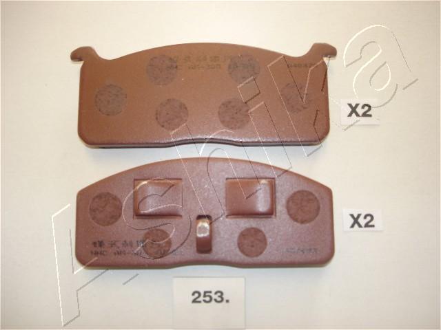 Ashika 50-02-253 - Brake Pad Set, disc brake car-mod.net