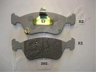 Ashika 50-02-282 - Brake Pad Set, disc brake car-mod.net