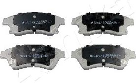 Ashika 50-0W-W12 - Brake Pad Set, disc brake car-mod.net