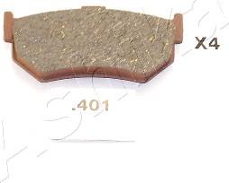 Ashika 51-04-401 - Brake Pad Set, disc brake car-mod.net