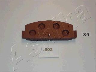 Ashika 51-05-502 - Brake Pad Set, disc brake car-mod.net