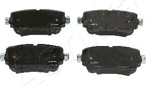 Ashika 51-00-0911 - Brake Pad Set, disc brake car-mod.net