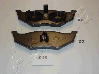 Ashika 51-00-016 - Brake Pad Set, disc brake car-mod.net