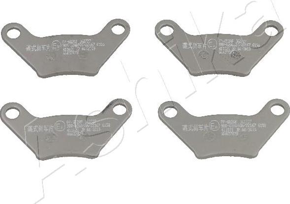 Ashika 51-00-MC04 - Brake Pad Set, disc brake car-mod.net