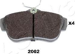 Ashika 51-02-2002 - Brake Pad Set, disc brake car-mod.net