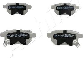 Ashika 51-02-214 - Brake Pad Set, disc brake car-mod.net