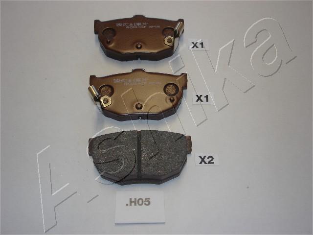 Ashika 51-0H-H05 - Brake Pad Set, disc brake car-mod.net