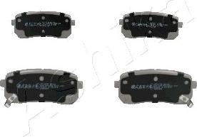 Ashika 51-0K-K07 - Brake Pad Set, disc brake car-mod.net
