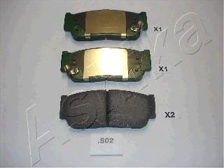 Ashika 51-0S-S02 - Brake Pad Set, disc brake car-mod.net