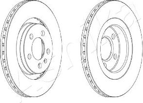 Ashika 60-00-0905 - Brake Disc car-mod.net