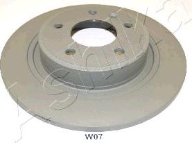 Ashika 61-0W-W07 - Brake Disc car-mod.net