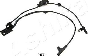Ashika 151-02-267 - ABS sensor, wheel speed car-mod.net
