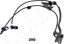 Ashika 151-02-280 - ABS sensor, wheel speed car-mod.net
