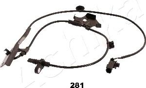 Ashika 151-02-281 - ABS sensor, wheel speed car-mod.net