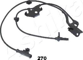 Ashika 151-02-270 - ABS sensor, wheel speed car-mod.net