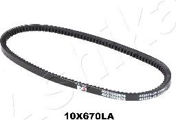 Ashika 109-10X670LA - Drive belt, V-Belt car-mod.net